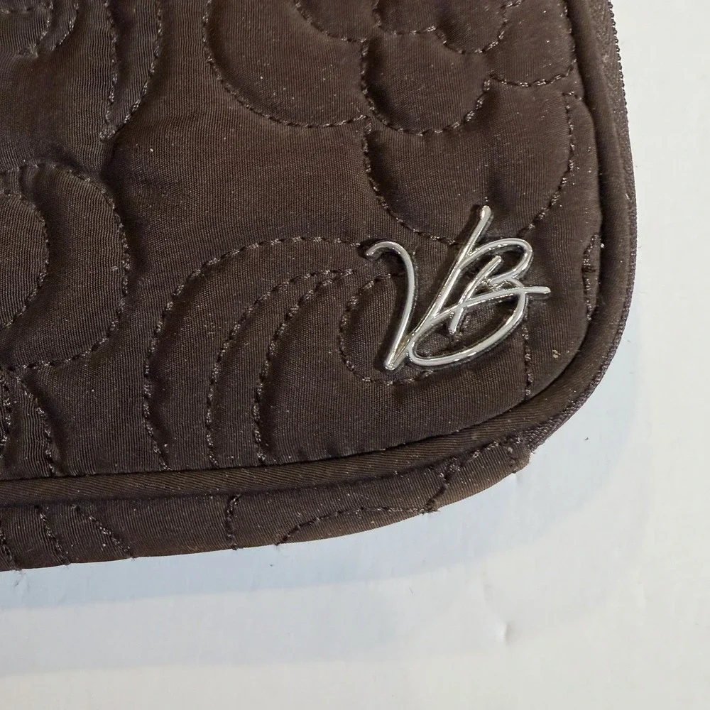 Vera Bradley Classic Quilted Padded Laptop Sleeve Case Brown 17